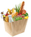 Bolsa cabas kraft reciclada 260x170mm A280mm - 250Uds