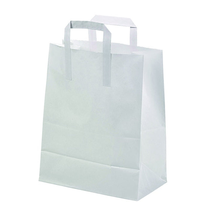 Bolsa de papel blanco 175x90mm A230mm - 500Uds