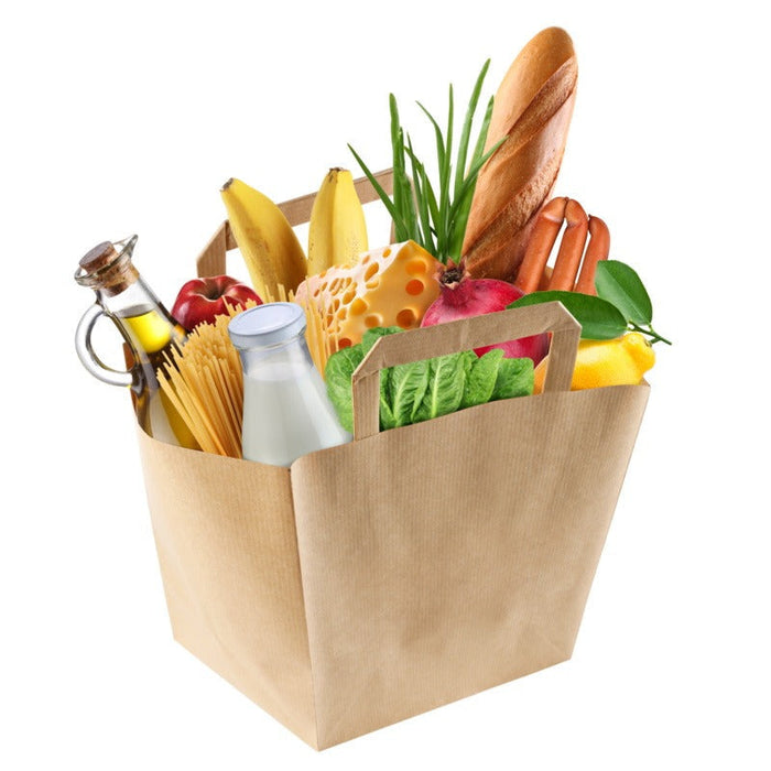 Bolsa de papel kraft reciclado 320x160mm A440mm - 250Uds