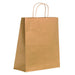 Bolsa de papel Kraft con asas de cordel 270x130mm A320mm - 200Uds