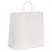 Bolsa de papel blanco con asas de cordel 280x120mm A310mm - 200Uds