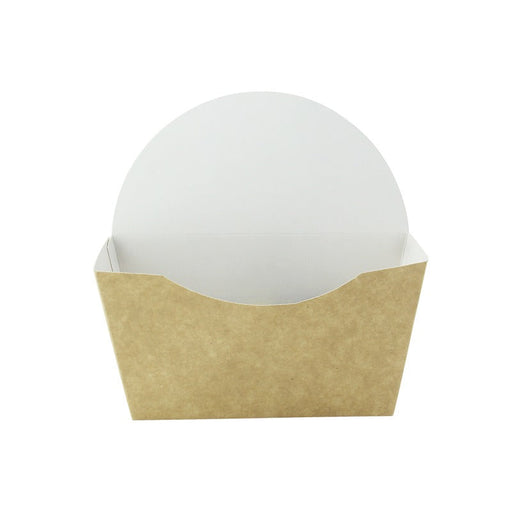 Envase kraft para burger/bagel/donuts 135x60mm A130mm - 200Uds