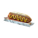 Soporte de cartón para Hot Dog con diseño periódico 180x40mm A19mm - 1000Uds