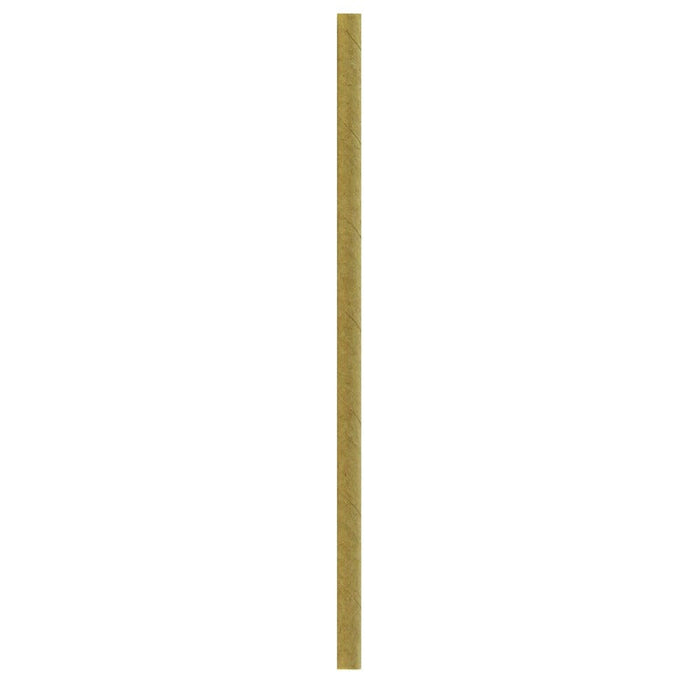 Pajita de cóctel de papel kraft A145mm - 3000Uds