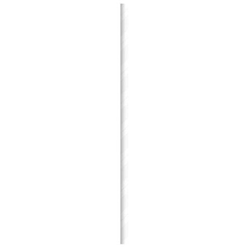 Pajita de cóctel de papel blanco A145mm - 3000Uds