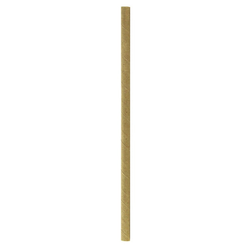 Pajita de papel kraft A197mm - 3000Uds