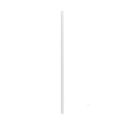 Pajita de papel blanca envuelta individuamente A197mm - 3000Uds