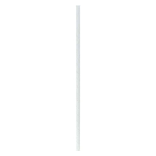 Pajita de papel blanca A197mm - 3000Uds