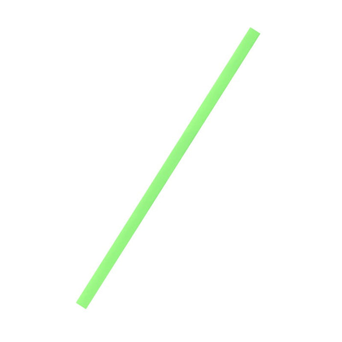 Pajita de PLA verdes flexibles A240mm - 2500Uds