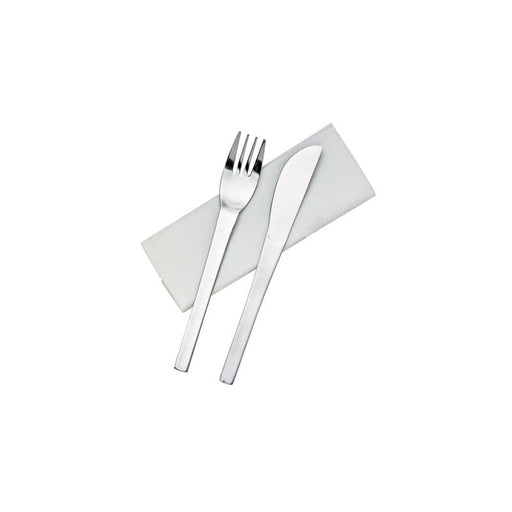 Kit 3/1 cubiertos PS blancos A165mm - 250Uds