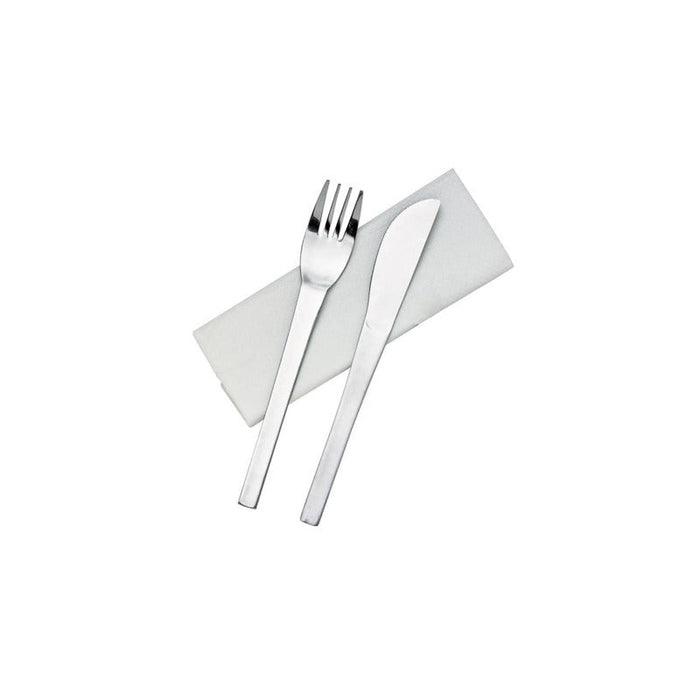 Kit 3/1 cubiertos PS blancos A165mm - 250Uds