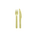 Kit 2/1 Cuchillo y tenedor de madera A165mm - 250Uds