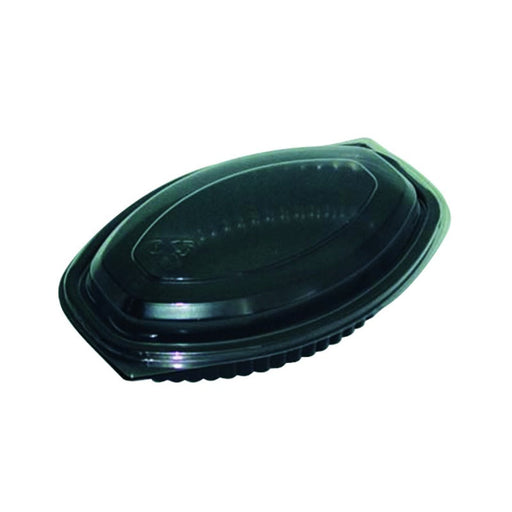 Ensaladera ovalada PP negra 400ml 207x143mm A27mm - 200Uds