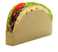 Bandeja para Tacos Kraft/Blanca 150x70mm H20mm - 1000Uds