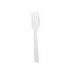 Mini Tenedor blanco 125mm - 1000Uds