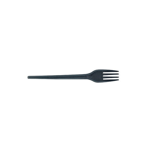 Tenedor en PS negro 170mm - 2000Uds