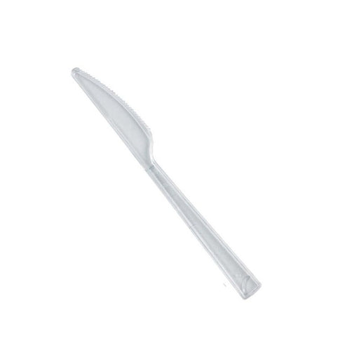 Cuchillo transparente en PS LUX 175mm - 1000Uds