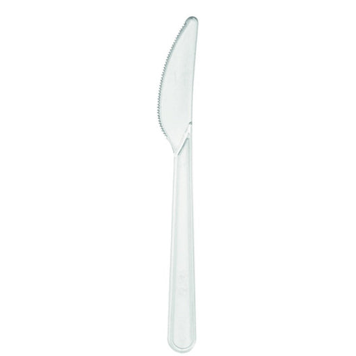 Cuchillo transparente en PS LUX 180mm - 2000Uds