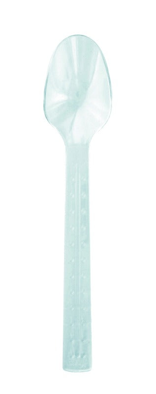 Cuchara plastica transparente Lux 155mm - 500Uds