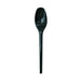 Cuchara de postre en plástico negro 125mm - 2000Uds
