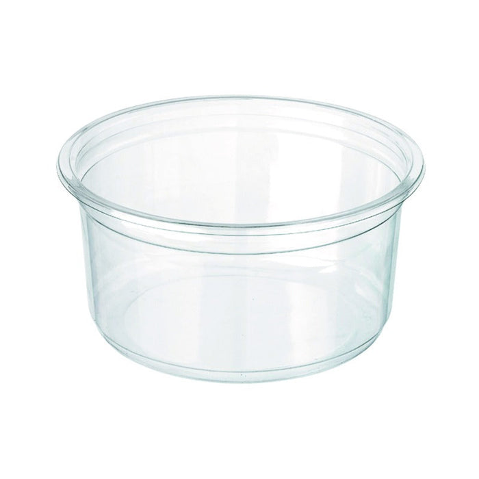 Tarrina Deli PET redonda transparente con tapa 450ml Ø117mm A80mm - 225Uds