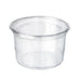 Tarrina Deli PET redonda transparente con tapa plana 700ml Ø117mm A107mm - 225Uds