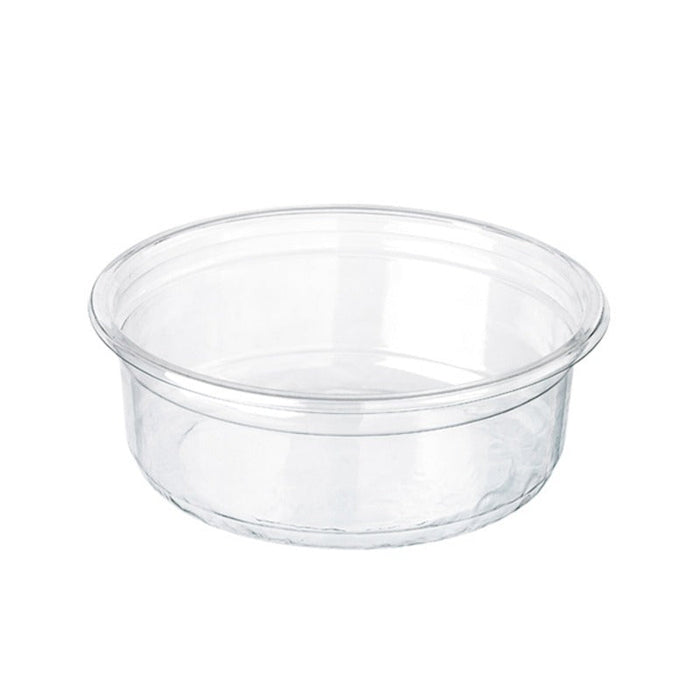 Tarrina Deli PET redonda transparente con tapa 240ml Ø117mm A45mm - 225Uds