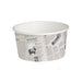 Tarrinas Deli redonda de cartón diseño News 600ml Ø114mm A87mm - 500Uds