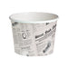 Tarrinas Deli redonda de cartón diseño "News" H99mm 650ml - 500Uds