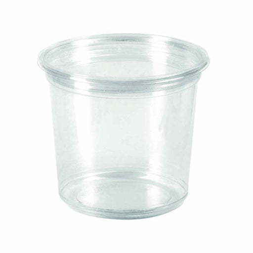 Envase Deli PLA redondo transparente 700ml Ø121mm A112mm - 500Uds