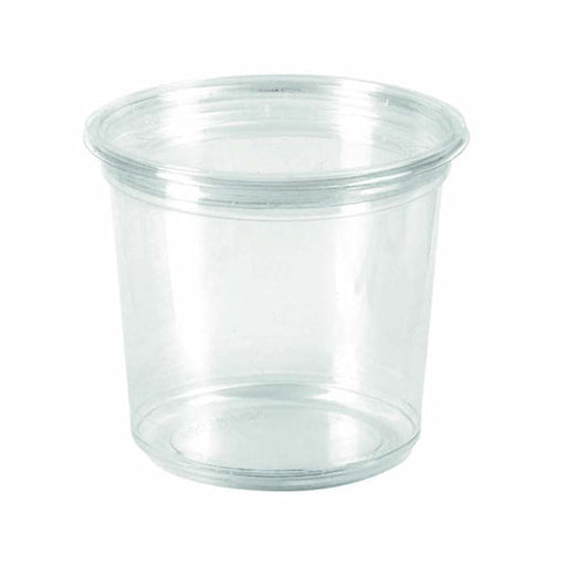 Envase Deli PLA redondo transparente 750ml Ø143mm A69mm - 600Uds