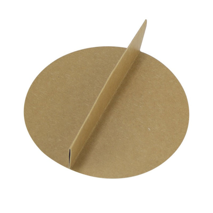 Divisor de 2 partes en cartón marrón 130mm A45mm - 360Uds