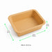Bandejas GN 1/8 sellables de cartón 160x130mm H36mm 450ml - 300Uds