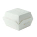 Mini caja de cartón blanco para hamburguesa 70x70mm A50mm - 500Uds