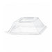 Tapa cúpula rectangular transparente PET para 210ECOD139 132x88mm A33mm - 100Uds