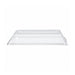Tapa cúpula rectangular blanca PET para 210ECOD1713 170x130mm A28mm - 100Uds