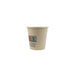 Vaso de cartón de fibra de bambú blanco con laminación PE 120ml A62mm - 1000Uds