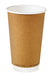 Vaso de cartón con doble capa kraft. 470ml A136mm - 500Uds