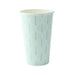 Vaso de cartón blanco con decoración de hojas 350ml A110mm - 1000Uds
