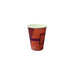 Vaso de cartón marrón decoración Pasión 350ml A111mm - 1000Uds