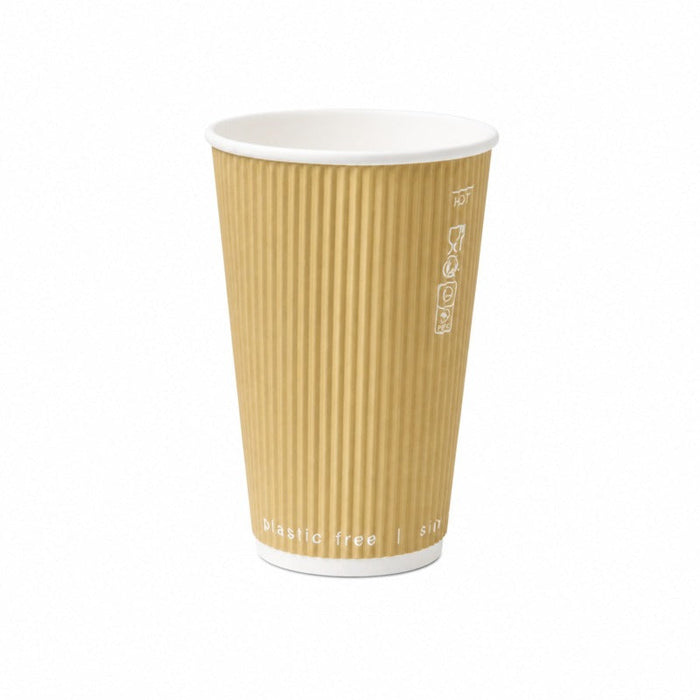 Vaso de cartón ondulado H62mm 120ml - 1000Uds
