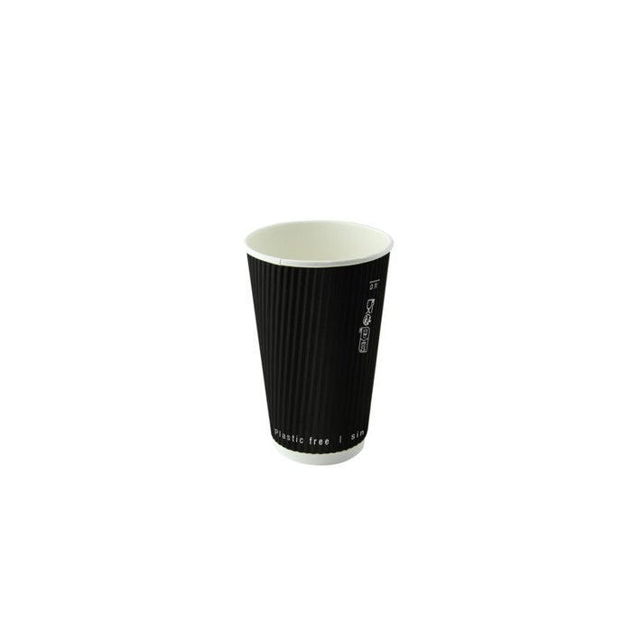 Vaso de cartón de doble pared ondulado 120ml A62mm - 1000Uds