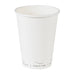Vaso de cartón blanco Eden sin plástico, Base agua 350ml A110mm - 1000Uds