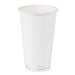 Vaso de cartón blanco Eden sin plástico, Base agua 470ml A136mm - 1000Uds