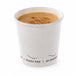 Vaso de cartón blanco Eden sin plástico, Base agua 90ml A60mm - 1000Uds