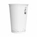 Vaso de cartón blanco Eden sin plástico, Base agua 180ml A79mm - 1000Uds