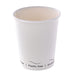 Vaso de cartón blanco Eden sin plástico, Base agua 230ml A92mm - 1000Uds