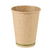 Vaso Zen de cartón kraft sin plástico, base agua 350ml A110mm - 1000Uds