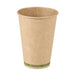 Vaso Zen de cartón kraft sin plástico, base agua 200ml A91mm - 1000Uds