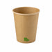 Vaso Zen de cartón kraft H136mm 460ml - 1000Uds